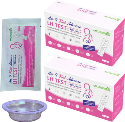 MICROSIDD Am I Advanced 3line LH Triline Ovulation Kit(10 Tests, Pack of 10)