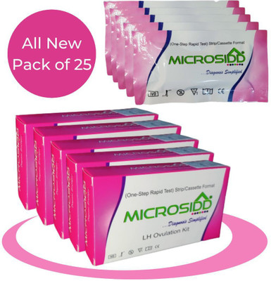 MICROSIDD Pregnancy Planning Ovulation Kit(25 Tests, Pack of 25)
