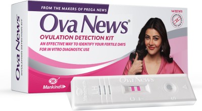 Ova News Detection Kit from Prega News Identifies Fertile Days Ovulation Kit(6 Tests, Pack of 1)