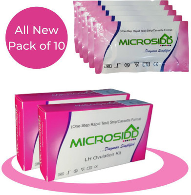 MICROSIDD Pregnancy Planning Ovulation Kit(10 Tests, Pack of 10)