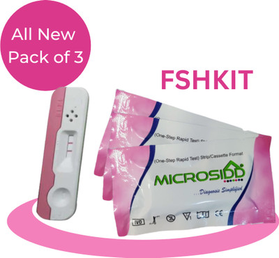MICROSIDD FSH Menopausal Kit(3 Tests, Pack of 3)