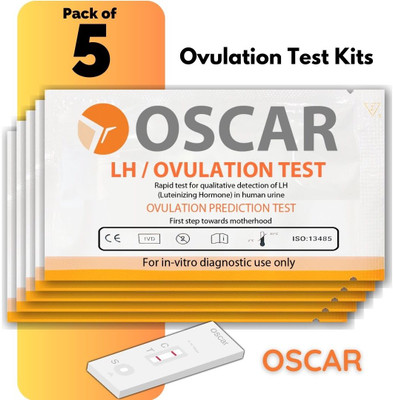 OSCAR Ovulation Test Cassette Ovulation Kit(5 Tests, Pack of 5)