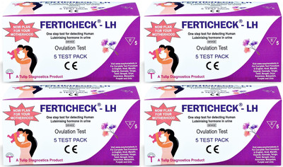 Ferticheck LH Ovulation Kit(20 Tests, Pack of 4)
