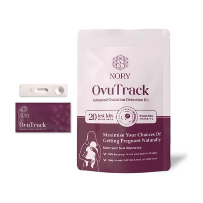 Nory For You OvuTrack advanced Luteinizing hormone (LH) detection Ovulation Kit(20 Tests, Pack of 20)