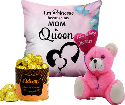 Midiron Mother ‘s Day Gift Hamper|Mother’s Day Gift For Mom|Chocolate Gift Box Microfibre Gift Box(Multicolor)