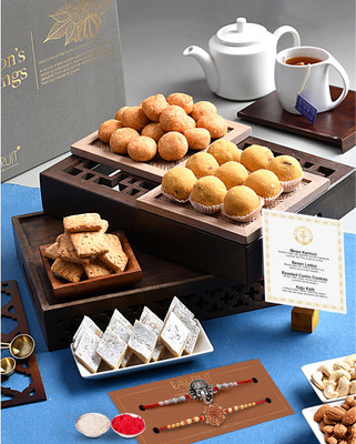 HyperFoods HF-THOT-COMBO4-KkBlKcRc-R2 Paper Gift Box(Multicolor)