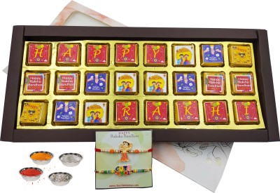 FabBites Rakhi for Kids with Chocolates,Rakhi for Children/Kids Boy/Girl, Chota Bheem, Paper Gift Box(Pink)