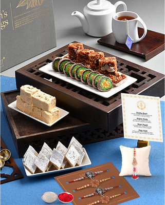HyperFoods HF-THOT-COMBO4-SpKkDbAc-R5 Paper Gift Box(Multicolor)