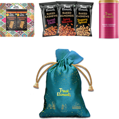 True Elements Wholesome Indulgence Gourmet Potli Assorted Nuts(222 g)