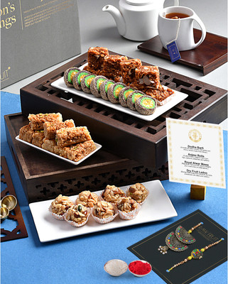 HyperFoods HF-THOT-COMBO4-DbDfMcAc-PRBBY Paper Gift Box(Multicolor)