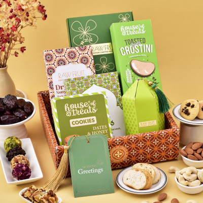 HyperFoods Eid Crescent Collection Gift Hamper Almonds, Cashews(1 x 700 g)