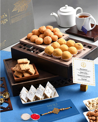 HyperFoods HF-THOT-COMBO4-KkBlKcRc-PRF Paper Gift Box(Multicolor)