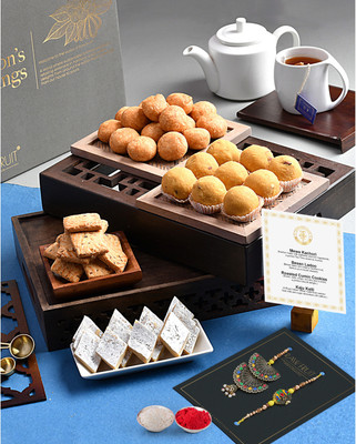 HyperFoods HF-THOT-COMBO4-KkBlKcRc-PRBBY Paper Gift Box(Multicolor)