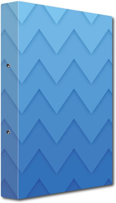 Nourish Cardboard Display File(Set Of 1, Blue)