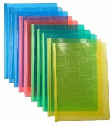 Supersoft Plastic STICK FILE(Set Of 5, Multicolor)