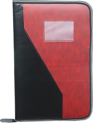 SB GRAND PU Leather files for documents With 20 Leefs for A4/FS Size(Set Of 1, Pink)