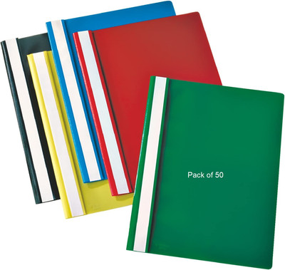 SHINING ZON Report File Document File(Set Of 50, White colour)