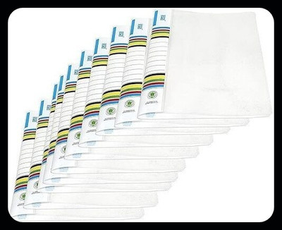YourStationeryHouse PLASTIC A4 SIZE REPORT FILE WITH PLASTIC CLIP(Set Of 10, Transparent)