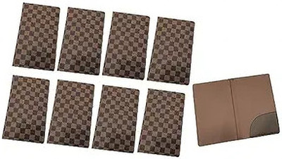 PAUL SONS Leather Billing Folder(Set Of 8, Brown)