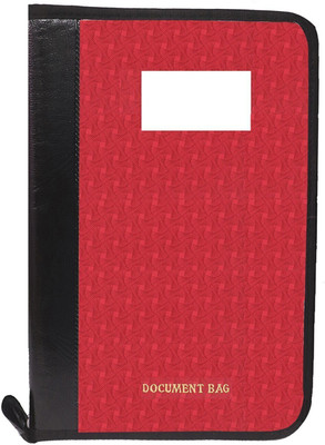 Kopila PU Leather File Folder(Set Of 1, Pink)