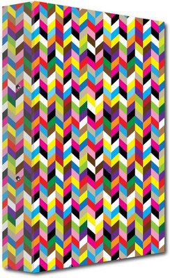 Nourish Cardboard 2-D- Ring Binder(Set Of 1, Multicolor)