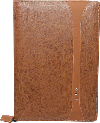 ZesTale Professional leatherette Document File(Set Of 1, Brown)