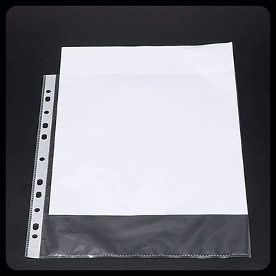 YourStationeryHouse Plastic File folder Transparent A4 Size Document Sleeves 100 Micron(Set Of 50, CLEAR)
