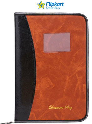 Flipkart SmartBuy PU Leather File Folder/Document Holder(20 Leaves)(Set Of 1, Multicolor)