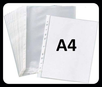 YourStationeryHouse Plastic Certificate File(Set Of 50, Transparent)