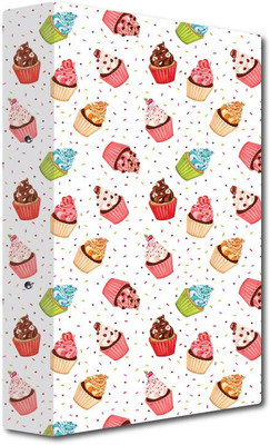 Nourish Cardboard 2-O- Ring Binder(Set Of 1, Multicolor)