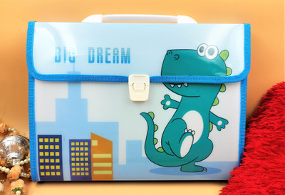 Paper Bear Plastic Documents File Folder Organizer(Set Of 1, Light Blue)