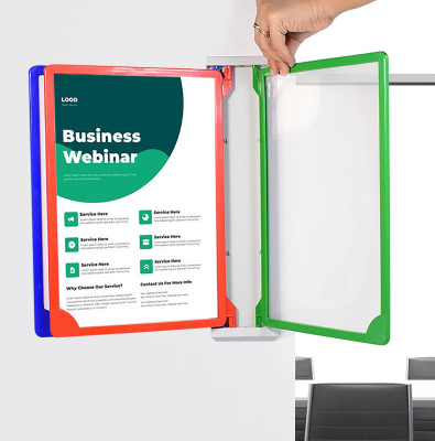 Infomate MS Supreme Wall Hanging File Folders A4(Set Of 5, Multicolor)