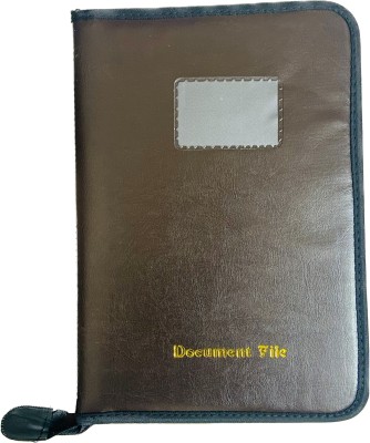 jdandsolutions leather document file(Set Of 1, Brown)