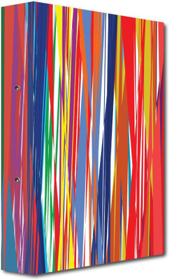 Nourish Cardboard 2-O- Ring Binder(Set Of 1, Multicolor)