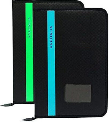 LKA Faux Leather Water proof file folder(Set Of 2, Multicolor)