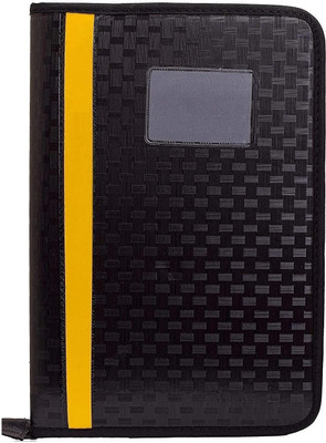 LKA Faux Leather Water proof file folder(Set Of 1, Multicolor)