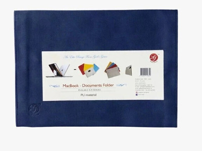 God's Grace Leatherite PU Folder(Set Of 1, Blue)