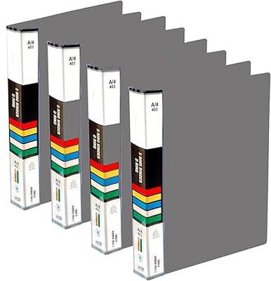 Bluedeal Paper Documents,Projects & Certificates(Set Of 4, Grey)