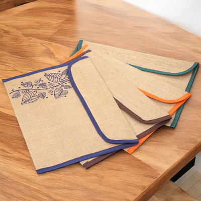 futureX Jute File Folder(Set Of 4, Multicolor)