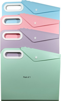 SHINING ZON Plastic 12 Pocket Expanding File Folder Multipurpose Horizontal(Set Of 1, Multicolor)