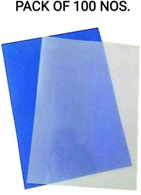 R K SALES Plastic Spiral Sheet(Set Of 100, White, Blue)