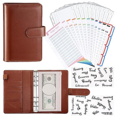 Gokich Faux Leather, Paper, Plastic, Metal File Folder(Set Of 1, Brown)