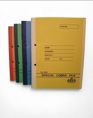 Jaya CARDBOARD SPECIAL COBRA FILE(Set Of 6, Multicolor)