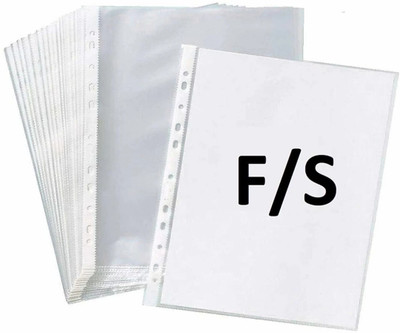 R K SALES Plastic Sheet Protector(Set Of 500, Transparent)