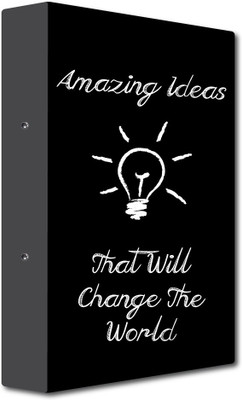 Nourish Cardboard 2-O- Ring Binder(Set Of 1, Multicolor)