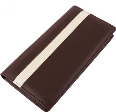 ASRAW Faux Leatherette Chequebook/Passbook Holder Document Organizer For Credit-Debit Cards, Chequebook, Passbook, Cash(Set Of 1, Coffee-Brown)