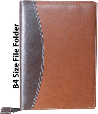 SB GRAND PU Leather Document/Certificate File Folder(Set Of 1, Brown)