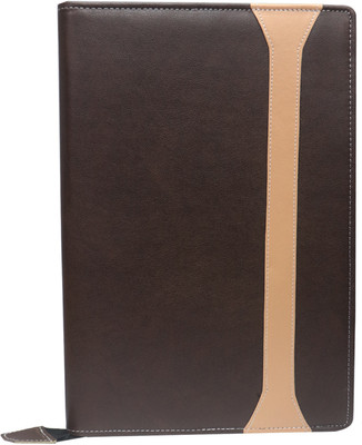 SB GRAND PU Leather High Quality Document File Folder(Set Of 1, Brown)