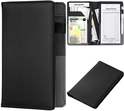 Ofifo PU Document Bag(Set Of 1, Black)