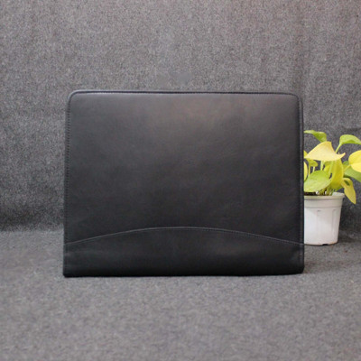 The Leather Warehouse Genuine Leather Portfolio(Set Of 1, Black)